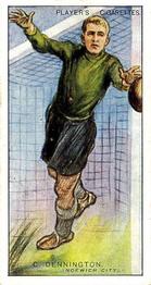 1928-29 Player's Footballers #55 Charles Dennington Front