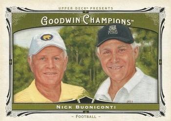 2013 Upper Deck Goodwin Champions #34b Nick Buoniconti Front
