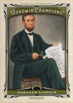 2013 Upper Deck Goodwin Champions #108 Abraham Lincoln Front