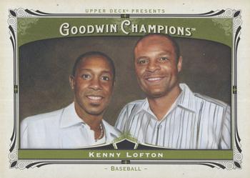 2013 Upper Deck Goodwin Champions #126b Kenny Lofton Front