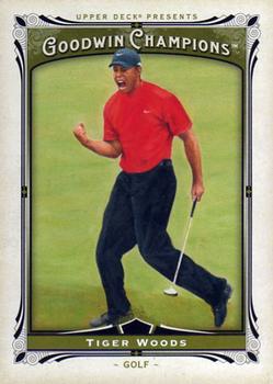 2013 Upper Deck Goodwin Champions #143 Tiger Woods Front