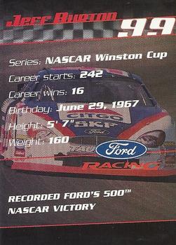 2001 Sports Illustrated for Kids - Ford Racing #NNO Jeff Burton Back