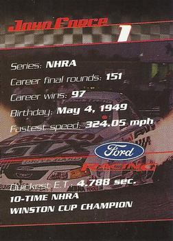 2001 Sports Illustrated for Kids - Ford Racing #NNO John Force Back