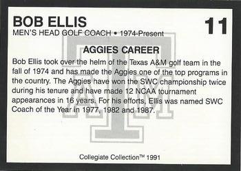 1991 Collegiate Collection Texas A&M Aggies #11 Bob Ellis Back