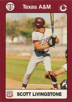 1991 Collegiate Collection Texas A&M Aggies #17 Scott Livingstone Front