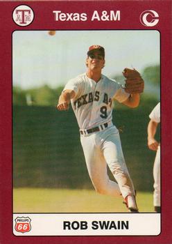 1991 Collegiate Collection Texas A&M Aggies #24 Rob Swain Front