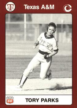 1991 Collegiate Collection Texas A&M Aggies #48 Tory Parks Front