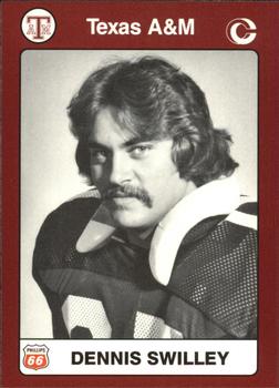 1991 Collegiate Collection Texas A&M Aggies #75 Dennis Swilley Front