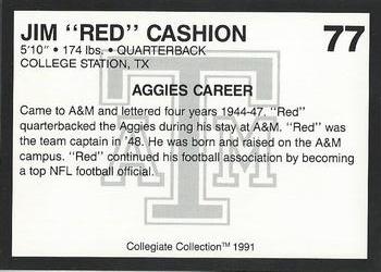 1991 Collegiate Collection Texas A&M Aggies #77 Jim 