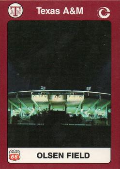 1991 Collegiate Collection Texas A&M Aggies #83 Olsen Field/Baseball Field Front