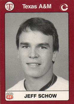 1991 Collegiate Collection Texas A&M Aggies #84 Jeff Schow Front
