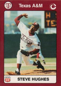 1991 Collegiate Collection Texas A&M Aggies #86 Steve Hughes Front