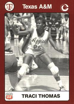 1991 Collegiate Collection Texas A&M Aggies #88 Traci Thomas Front
