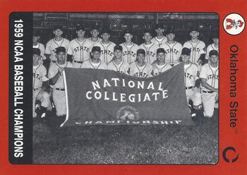 1991 Collegiate Collection Oklahoma State Cowboys #7 1959 NCAA Baseball Champions Front