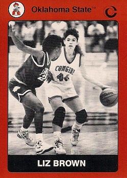 1991 Collegiate Collection Oklahoma State Cowboys #41 Liz Brown Front