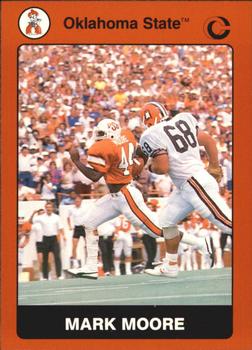 1991 Collegiate Collection Oklahoma State Cowboys #51 Mark Moore Front