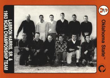 1991 Collegiate Collection Oklahoma State Cowboys #60 Labron Harris, Sr. & 1963 NCAA Championship Team Front