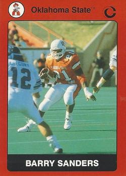 1991 Collegiate Collection Oklahoma State Cowboys #61 Barry Sanders Front