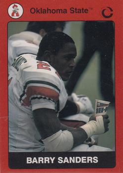1991 Collegiate Collection Oklahoma State Cowboys #83 Barry Sanders Front