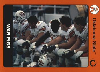 1991 Collegiate Collection Oklahoma State Cowboys #98 War Pigs Front