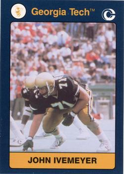 1991 Collegiate Collection Georgia Tech Yellow Jackets #10 John Ivemeyer Front