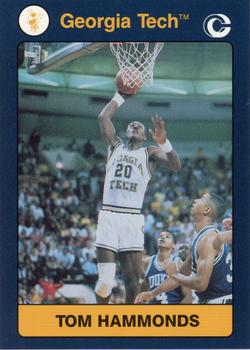 1991 Collegiate Collection Georgia Tech Yellow Jackets #15 Tom Hammonds Front