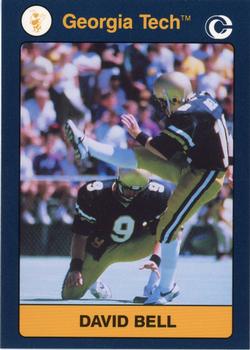 1991 Collegiate Collection Georgia Tech Yellow Jackets #28 David Bell Front
