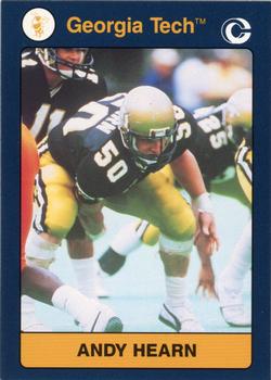 1991 Collegiate Collection Georgia Tech Yellow Jackets #37 Andy Hearn Front