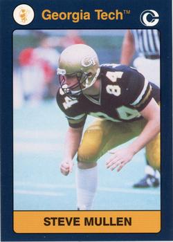1991 Collegiate Collection Georgia Tech Yellow Jackets #48 Steve Mullen Front