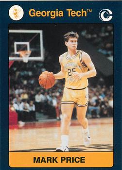 1991 Collegiate Collection Georgia Tech Yellow Jackets #122 Mark Price Front