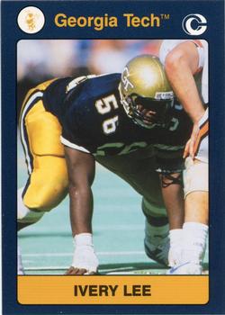 1991 Collegiate Collection Georgia Tech Yellow Jackets #125 Ivery Lee Front
