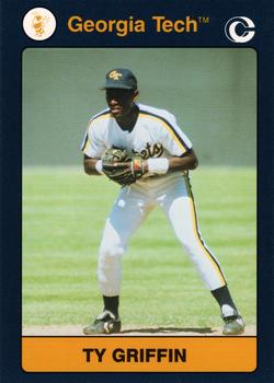 1991 Collegiate Collection Georgia Tech Yellow Jackets #133 Ty Griffin Front