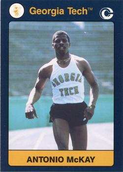 1991 Collegiate Collection Georgia Tech Yellow Jackets #155 Antonio McKay Front