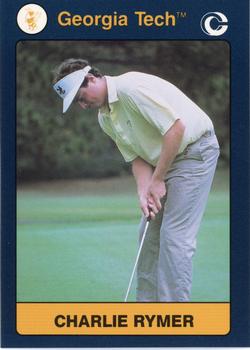 1991 Collegiate Collection Georgia Tech Yellow Jackets #162 Charlie Rymer Front