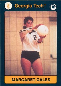 1991 Collegiate Collection Georgia Tech Yellow Jackets #171 Margaret Gales Front
