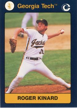 1991 Collegiate Collection Georgia Tech Yellow Jackets #192 Roger Kinard Front
