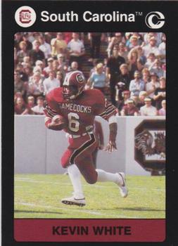 1991 Collegiate Collection South Carolina Gamecocks #21 Kevin White Front