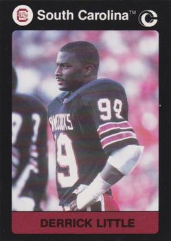 1991 Collegiate Collection South Carolina Gamecocks #25 Derrick Little Front