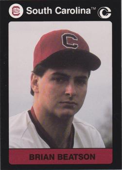 1991 Collegiate Collection South Carolina Gamecocks #37 Brian Beatson Front
