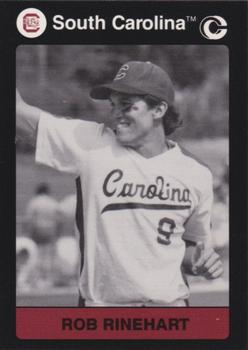 1991 Collegiate Collection South Carolina Gamecocks #82 Rob Rinehart Front