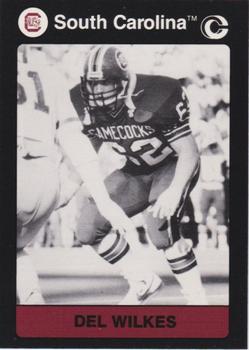 1991 Collegiate Collection South Carolina Gamecocks #91 Del Wilkes Front