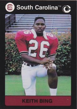 1991 Collegiate Collection South Carolina Gamecocks #112 Keith Bing Front