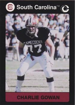 1991 Collegiate Collection South Carolina Gamecocks #118 Charlie Gowan Front