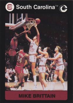 1991 Collegiate Collection South Carolina Gamecocks #150 Mike Brittain Front