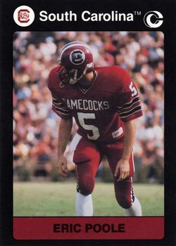 1991 Collegiate Collection South Carolina Gamecocks #152 Eric Poole Front