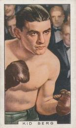 1936 Gallaher Sporting Personalities #41 Kid Berg Front