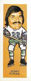 1974 Nabisco Sugar Daddy Pro Faces #16 Jerry Korab Front