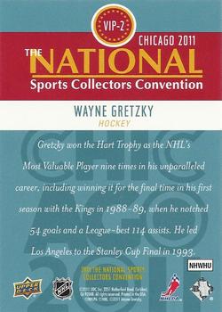 2011 Upper Deck National Convention VIP #VIP-2 Wayne Gretzky Back