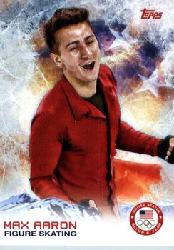 2014 Topps U.S. Olympic & Paralympic Team & Hopefuls #1 Max Aaron Front