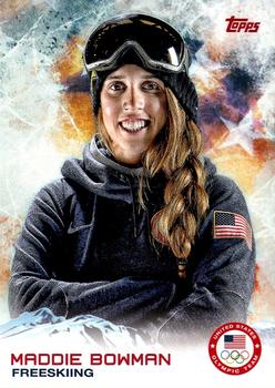 2014 Topps U.S. Olympic & Paralympic Team & Hopefuls #9 Maddie Bowman Front